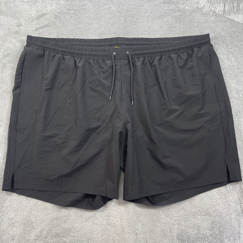 Good Counsel Shorts Men 5XL Black Activewear Athletic Stretch Lined